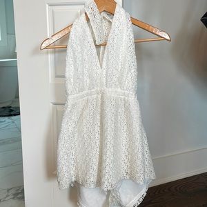 Cotton Candy LA Halter Jumper